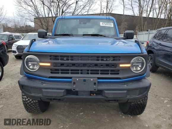 2023 Ford Bronco with VIN 1FMDE5DH0PLA93882, listed as a Copart auction lot 47520355 with 0 mi miles and Salvage Title. Bid and sale history available at carsss.com. Image 5.