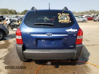 2008 Hyundai Tucson SE with VIN KM8JN72D78U816394, listed as a Copart auction lot 70907094 with 170,477 mi miles and Salvage Title. Bid and sale history available at carsss.com. Image 6.