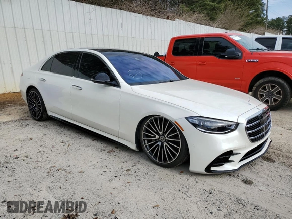 2021 Mercedes-Benz S 580 z VIN W1K6G7GB7MA036263, wystawiony jako Copart lot #37220293 z przebiegiem 15 168 mil mil oraz . Historia ofert i sprzedaży dostępna na DreamBid. Obrazek 4.