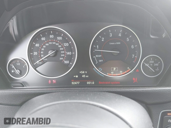 2019 BMW 4 Series 440i with VIN WBA4J5C52KBM65208, listed as a IAAI auction lot 41734154 with 52,477 mi miles and . Bid and sale history available at DreamBid. Image 7.