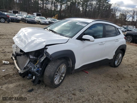 2021 Hyundai Kona SEL with VIN KM8K2CAA4MU741290, listed as a Copart auction lot 87210514 with 38,720 mi miles and Salvage Title. Bid and sale history available at carsss.com. Image 1.