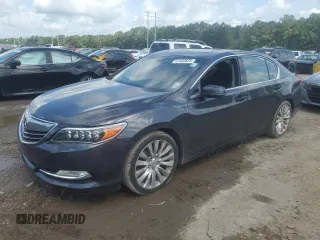 2014 Acura RLX Advance with VIN JH4KC1F93EC004320, listed as a Copart auction lot 61643825 with 80,123 mi miles and Salvage title. Bid and sale history available at DreamBid. Image 1.