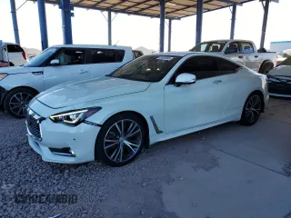 2019 Infiniti Q60 3.0t LUXE with VIN JN1EV7EK8KM230412, listed as a Copart auction lot 42428855 with 82,366 mi miles and Salvage Title. Bid and sale history available at carsss.com. Image 1.
