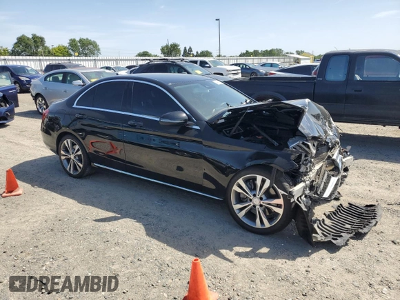 2017 Mercedes-Benz C 300 with VIN 55SWF4JB0HU201991, listed as a Copart auction lot 54105055 with 68,938 mi miles and Salvage Title. Bid and sale history available at DreamBid. Image 4.
