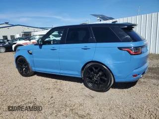 2022 Land Rover Range Rover Sport SVR with VIN SALWZ2RE6NA241274, listed as a Copart auction lot 51128365 with 37,783 mi miles and Clean Title. Bid and sale history available at DreamBid. Image 2.