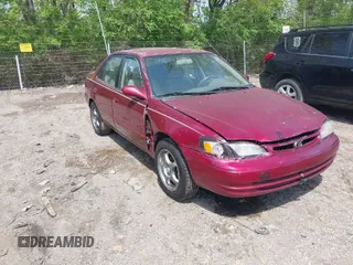 1999 Toyota Corolla VE z VIN 2T1BR12E0XC114366, wystawiony jako IAAI lot #42101165 z przebiegiem 162 721 mil mil oraz . Historia ofert i sprzedaży dostępna na DreamBid. Obrazek 1.