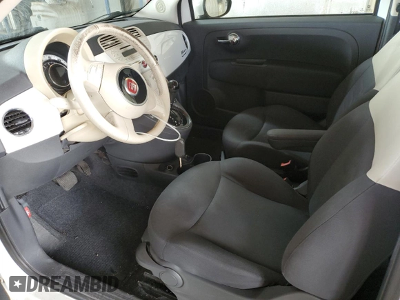 2015 FIAT 500 Pop with VIN 3C3CFFAR4FT598380, listed as a Copart auction lot 52973335 with 96,906 mi miles and Salvage Title. Bid and sale history available at carsss.com. Image 7.