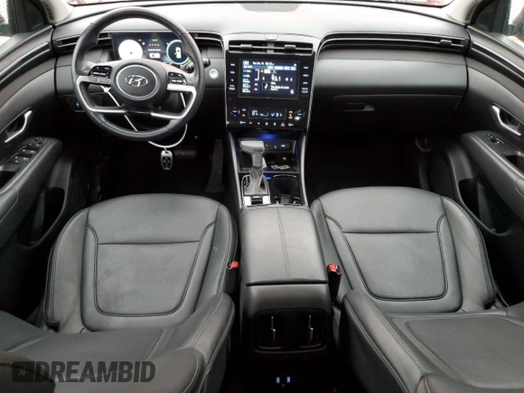 2023 Hyundai Tucson SEL with VIN 5NMJFCAE2PH256990, listed as a Copart auction lot 84214894 with 17,697 mi miles and Salvage title. Bid and sale history available at DreamBid. Image 8.