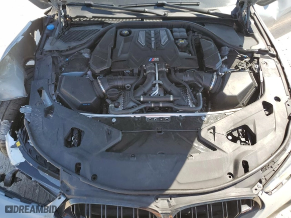 2023 BMW M8 Competition with VIN WBSAE0C02PCL58221, listed as a Copart auction lot 74237384 with 8,181 mi miles and Non Repairable. Bid and sale history available at carsss.com. Image 11.