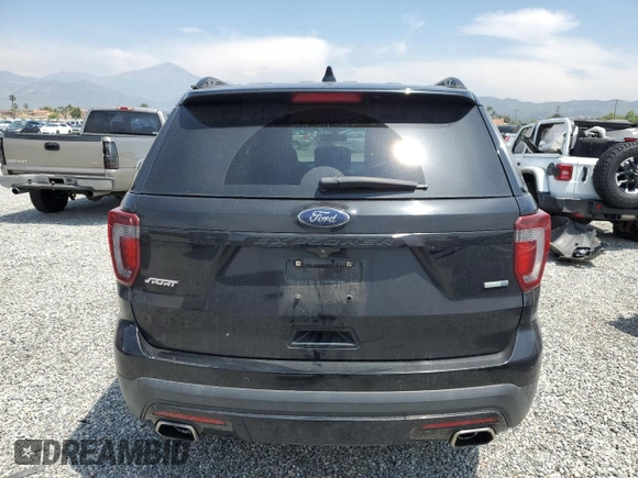 2017 Ford Explorer Sport z VIN 1FM5K8GTXHGB32387, wystawiony jako Copart lot #55313965 z przebiegiem 159 983 mil mil oraz Szkoda całkowita • Salvage title. Historia ofert i sprzedaży dostępna na DreamBid. Obrazek 6.