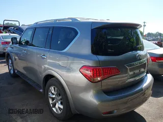 2011 Infiniti QX56 7-passenger with VIN JN8AZ2NE2B9001082, listed as a IAAI auction lot 42099158 with 219,685 mi miles and . Bid and sale history available at DreamBid. Image 3.