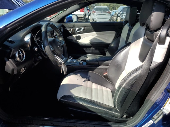 2017 Mercedes-Benz SLC with VIN WDDPK3JA4HF132047, listed as a Copart auction lot 42331855 with 70,096 mi miles and Salvage Title. Bid and sale history available at carsss.com. Image 7.