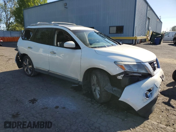 2014 Nissan Pathfinder S z VIN 5N1AR2MM2EC704401, wystawiony jako Copart lot #56030205 z przebiegiem 156 056 mil mil oraz Szkoda całkowita • Salvage title. Historia ofert i sprzedaży dostępna na DreamBid. Obrazek 4.