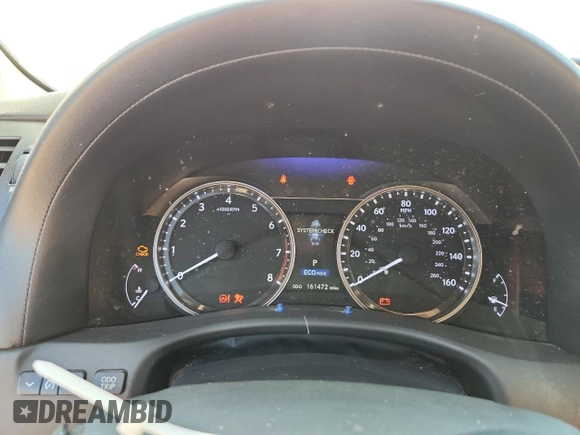 2013 Lexus GS 350 with VIN JTHBE1BL8D5018325, listed as a Copart auction lot 64582245 with 161,472 mi miles and Clean title. Bid and sale history available at DreamBid. Image 9.
