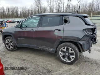 2018 Jeep Compass Limited with VIN 3C4NJDCB2JT373049, listed as a Copart auction lot 52282865 with 95,802 mi miles and Salvage Title. Bid and sale history available at DreamBid. Image 2.