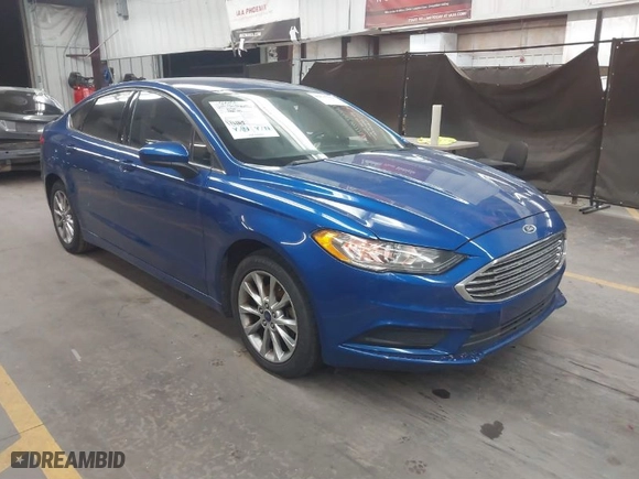 2017 Ford Fusion SE with VIN 3FA6P0HD2HR267087, listed as a IAAI auction lot 41846632 with 119,821 mi miles. Bid and sale history available at carsss.com. Image 1.