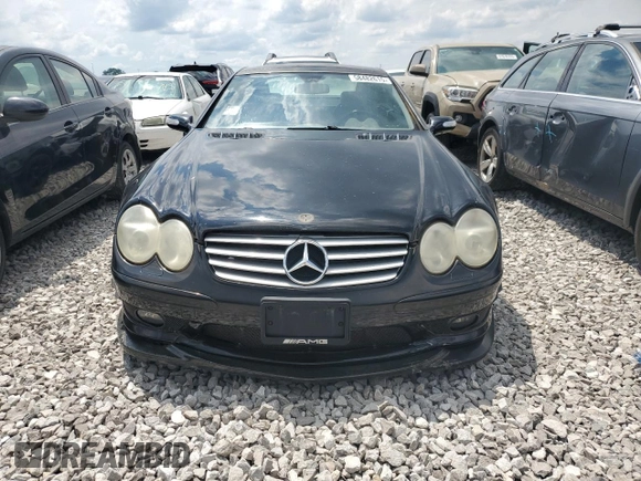 2005 Mercedes-Benz SL 55 AMG with VIN WDBSK74F75F086906, listed as a Copart auction lot 58482615 with 100,111 mi miles and Clean title. Bid and sale history available at DreamBid. Image 5.