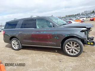 2018 Ford Expedition Max Platinum with VIN 1FMJK1MT0JEA19575, listed as a IAAI auction lot 41870445 with 76,781 mi miles and . Bid and sale history available at DreamBid. Image 14.