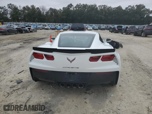 2017 Chevrolet Corvette Grand Sport 2LT with VIN 1G1YY2D75H5100245, listed as a Copart auction lot 89312455 with 73,495 mi miles and Salvage Title. Bid and sale history available at carsss.com. Image 6.