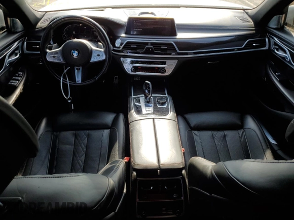 2021 BMW 7 Series 750i xDrive with VIN WBA7U2C04MCF07742, listed as a Copart auction lot 51512185 with 45,224 mi miles and Salvage Title. Bid and sale history available at carsss.com. Image 8.