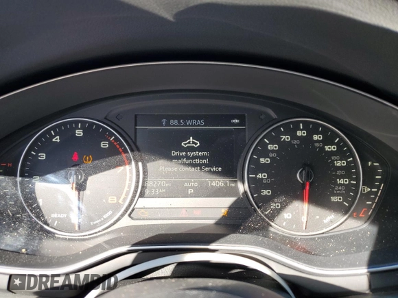 2017 Audi A4 Premium Plus with VIN WAULNAF48HN024508, listed as a Copart auction lot 48075795 with 88,270 mi miles and Salvage Title. Bid and sale history available at carsss.com. Image 9.