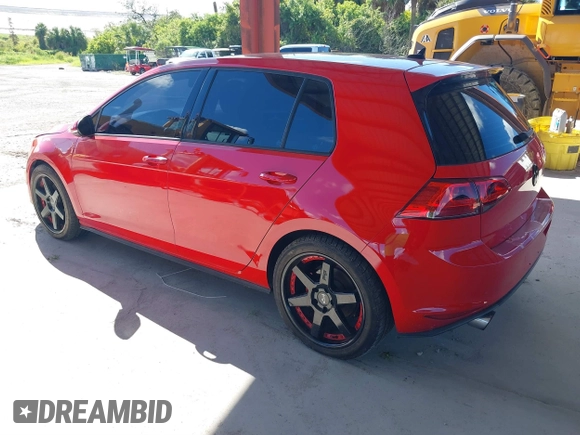 2016 Volkswagen Golf GTI SE with VIN 3VW4T7AU2GM059834, listed as a IAAI auction lot 40418271 with 78,891 mi miles. Bid and sale history available at carsss.com. Image 3.