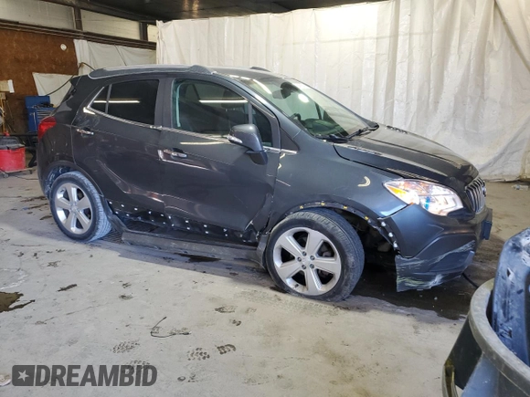 2016 Buick Encore with VIN KL4CJASB3GB640355, listed as a Copart auction lot 54990245 with 51,959 mi miles and Salvage Title. Bid and sale history available at carsss.com. Image 4.
