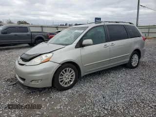 2008 Toyota Sienna XLE with VIN 5TDZK22CX8S186384, listed as a Copart auction lot 47963855 with 214,306 mi miles and Salvage Title. Bid and sale history available at carsss.com. Image 1.