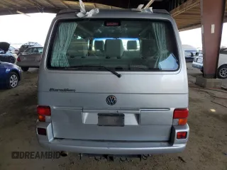 2002 Volkswagen EuroVan MV with VIN WV2NB47082H069960, listed as a Copart auction lot 45790435 with 203,008 mi miles and Salvage Title. Bid and sale history available at DreamBid. Image 6.