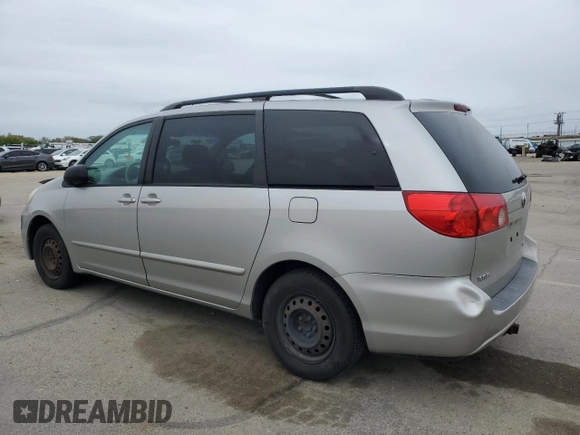 2008 Toyota Sienna CE z VIN 5TDZK23C08S204745, wystawiony jako Copart lot #55127115 z przebiegiem 241 118 mil mil oraz Szkoda całkowita • Salvage title. Historia ofert i sprzedaży dostępna na DreamBid. Obrazek 2.