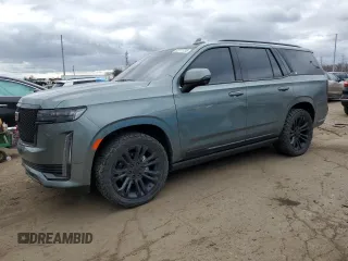 2023 Cadillac Escalade 4WD Sport z VIN 1GYS4FKL0PR211660, wystawiony jako Copart lot #53111135 z przebiegiem 26 353 mil mil oraz Czysty tytuł • Clean title. Historia ofert i sprzedaży dostępna na DreamBid. Obrazek 1.