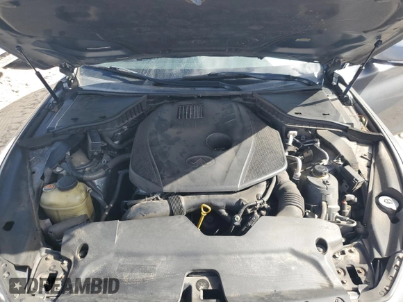 2017 Infiniti Q50 2.0t Sport with VIN JN1CV7AR8HM681049, listed as a Copart auction lot 78521374 with 177,766 mi miles and Non Repairable. Bid and sale history available at carsss.com. Image 11.