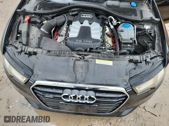 2012 Audi A6 Premium Plus with VIN WAUGGAFC9CN149299, listed as a Copart auction lot 61159115 with 114,782 mi miles and Non repairable. Bid and sale history available at DreamBid. Image 11.