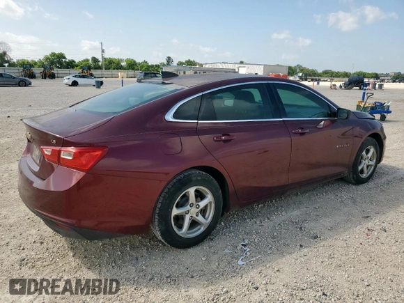 2016 Chevrolet Malibu LS with VIN 1G1ZB5ST3GF208363, listed as a Copart auction lot 65236435 with 118,689 mi miles and Clean title. Bid and sale history available at DreamBid. Image 3.