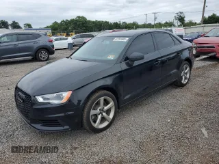 2015 Audi A3 Premium with VIN WAUBFGFF9F1126370, listed as a Copart auction lot 62203605 with 105,503 mi miles and Clean title. Bid and sale history available at DreamBid. Image 1.