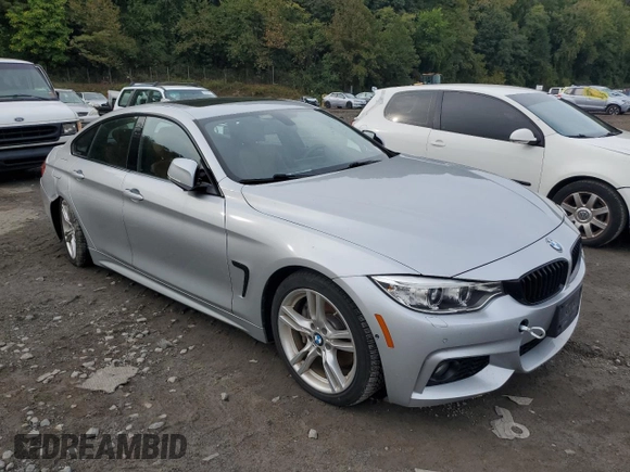2017 BMW 4 Series 440i xDrive with VIN WBA4E5C50HG189370, listed as a Copart auction lot 72420284 with 59,018 mi miles and Salvage Title. Bid and sale history available at carsss.com. Image 4.