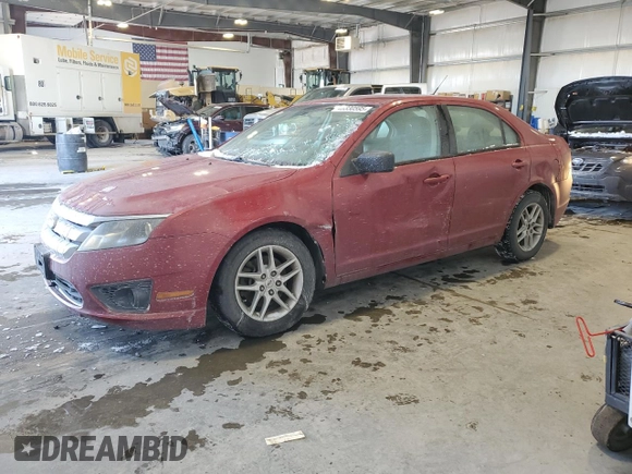 2010 Ford Fusion S with VIN 3FAHP0GA7AR103937, listed as a Copart auction lot 46330595 with 112,212 mi miles and Clean Title. Bid and sale history available at carsss.com. Image 1.