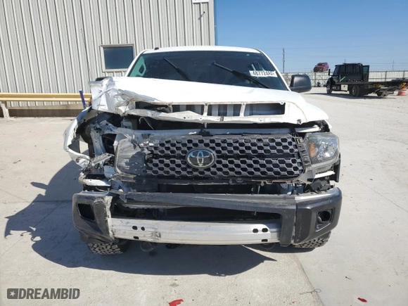 2018 Toyota Tundra 4WD SR5 with VIN 5TFDW5F19JX762779, listed as a Copart auction lot 48772485 with 49,276 mi miles and Salvage Title. Bid and sale history available at carsss.com. Image 5.