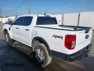 2024 Ford Ranger XL with VIN 1FTER4PH9RLE10340, listed as a IAAI auction lot 41591734 with 8,610 mi miles. Bid and sale history available at carsss.com. Image 3.