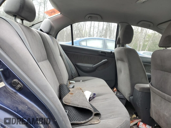 2004 Honda Civic LX z VIN 2HGES16624H905165, wystawiony jako Copart lot #55463775 z przebiegiem Nie podano mil oraz Czysty tytuł • Clean title. Historia ofert i sprzedaży dostępna na DreamBid. Obrazek 10.