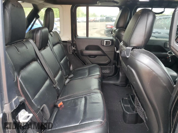 2021 Jeep Wrangler Unlimited Rubicon with VIN 1C4HJXFNXMW612186, listed as a Copart auction lot 56786665 with 52,379 mi miles and Salvage title. Bid and sale history available at DreamBid. Image 10.