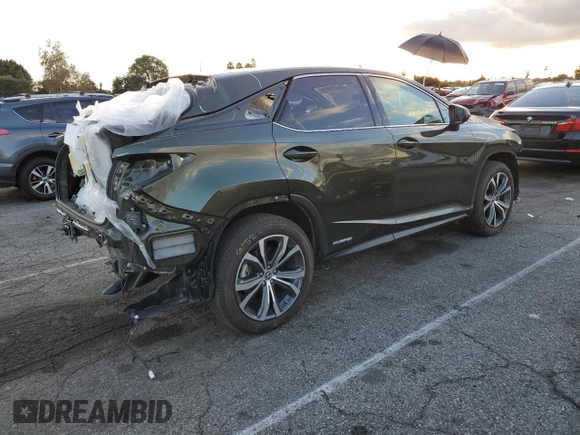 2020 Lexus RX with VIN 2T2HGMDAXLC051214, listed as a Copart auction lot 69681122 with 18,742 mi miles. Bid and sale history available at carsss.com. Image 3.