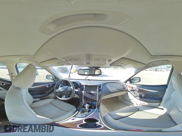 2017 Infiniti Q50 3.0t Signature Edition with VIN JN1EV7AR6HM832060, listed as a Copart auction lot 74277644 with 75,543 mi miles and Salvage Title. Bid and sale history available at carsss.com. Image 12.