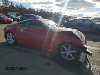 2005 Nissan 350Z Touring with VIN JN1AZ34D85M605296, listed as a Copart auction lot 85193104 with Not Provided miles and Salvage Title. Bid and sale history available at carsss.com. Image 4.