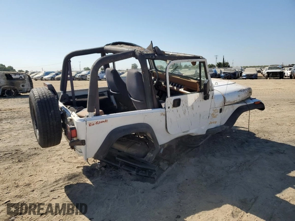 1995 Jeep Wrangler S with VIN 1J4FY19P0SP239299, listed as a Copart auction lot 62338803 with 113,870 mi miles and Non Repairable. Bid and sale history available at carsss.com. Image 3.