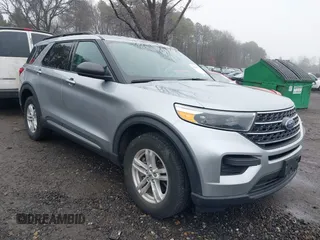 2023 Ford Explorer XLT with VIN 1FMSK8DH4PGA98237, listed as a IAAI auction lot 41950465 with 25,493 mi miles. Bid and sale history available at carsss.com. Image 1.