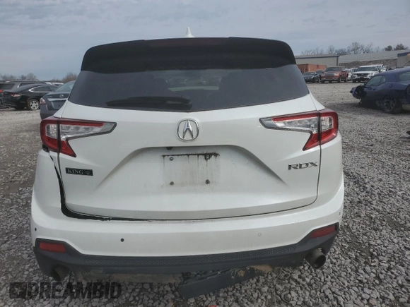 2021 Acura RDX Technology with VIN 5J8TC1H51ML017972, listed as a Copart auction lot 42872795 with 63,279 mi miles and Salvage title. Bid and sale history available at DreamBid. Image 6.