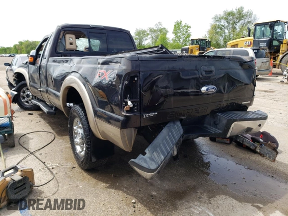 2013 Ford F-250 XL with VIN 1FT7X2B6XDEA50985, listed as a Copart auction lot 53409724 with 104,965 mi miles and Salvage Title. Bid and sale history available at DreamBid. Image 2.