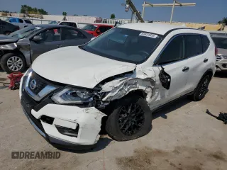 2017 Nissan Rogue S with VIN JN8AT2MV6HW006332, listed as a Copart auction lot 60634955 with Not provided miles and Salvage title. Bid and sale history available at DreamBid. Image 1.