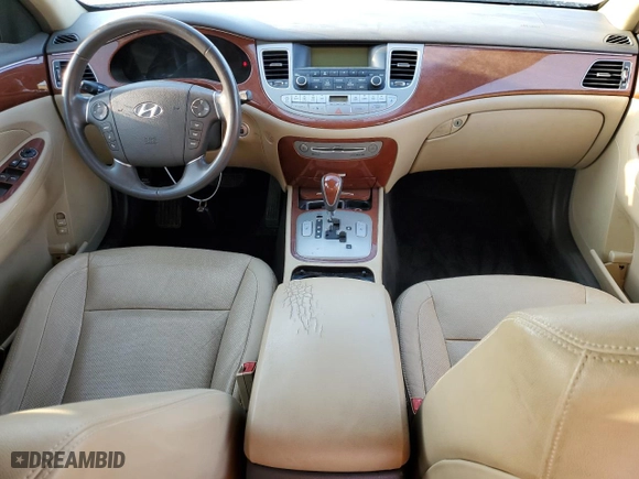 2013 Hyundai Genesis 3.8L with VIN KMHGC4DD7DU244426, listed as a Copart auction lot 52428975 with 138,692 mi miles and Salvage Title. Bid and sale history available at carsss.com. Image 8.